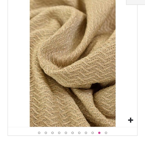 Rare St John by Saks Gold Skirt Size 10 15-16” waist - Picture 7 of 12